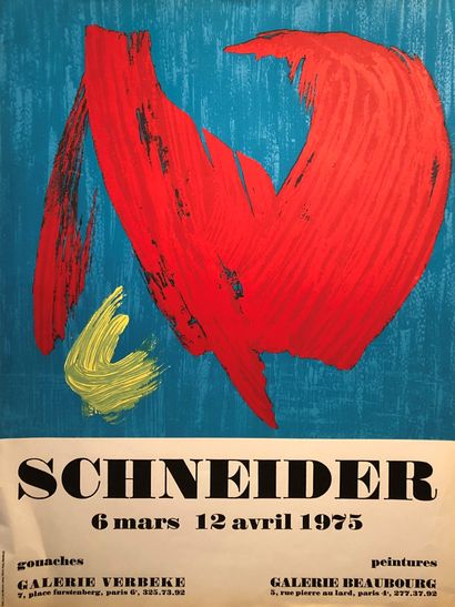 null After Gérard SCHNEIDER (1896-1986)


Two posters, Arnaud Gallery 1970 and Beaubourg...