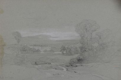 null LOT de deux dessins :


- Eugène CICÉRI (Paris 1813-Bourron-Marlotte 1890)


Paysage...