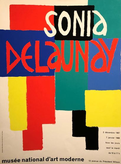 After Sonia DELAUNAY (1885-1979) 
6 lithographed...