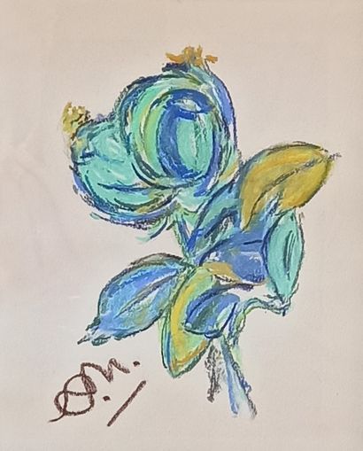 Anna de NOAILLES (1876-1933) 
Fleur bleue...