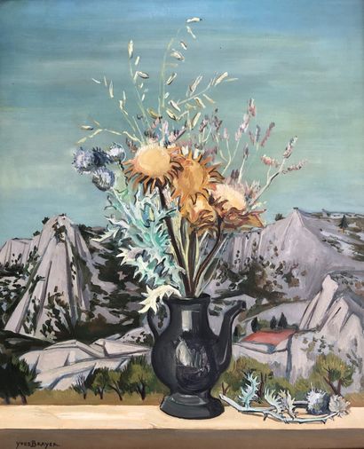 null Yves BRAYER (1921-1998)

The bouquet in the Alpilles

Oil on canvas signed lower...