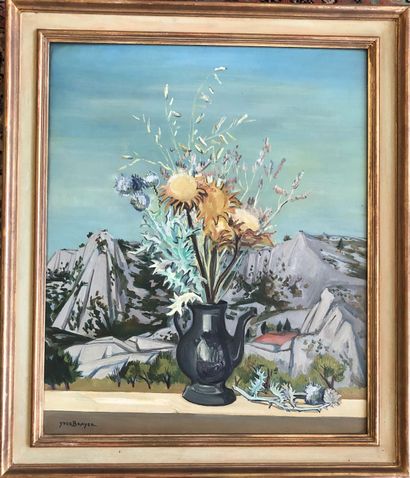null Yves BRAYER (1921-1998)

The bouquet in the Alpilles

Oil on canvas signed lower...