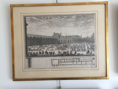 null Suite of four engravings after Israel Silvestre representing the Tuileries Castle.

Approx....