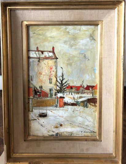 null Jean COMMERE (1920-1986)

Snowy landscape

Oil on canvas

Signed lower right....