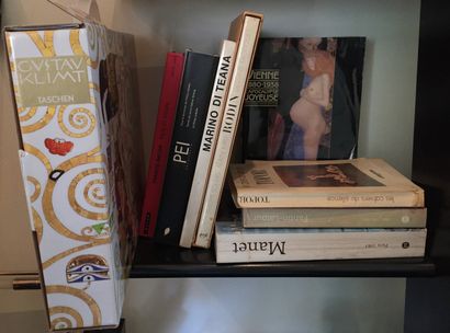  Lot including 9 Fine Art books including Fantin-Latour, Klimt, Bacon, Rodin, Topor,...