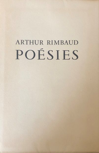 null Arthur RIMBAUD, Les poésies, illustrated by Lucien Boucher, Marcel Lubineau...