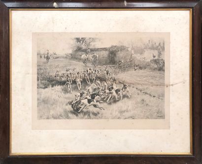 null After Blinks (1860-1912)

Scenes of hunting with hounds

Suite of four engravings,...