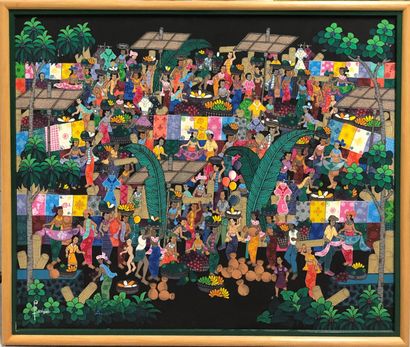 null Raymond DORLEANS (1947-2000)

Paysage d’Haïti animé

Acrylique sur toile signée...