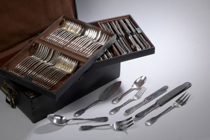 null RAVINET-D'ENFERT

A 135-piece silver-plated cutlery set comprising twelve table...