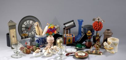 A SET of various objects and trinkets from...