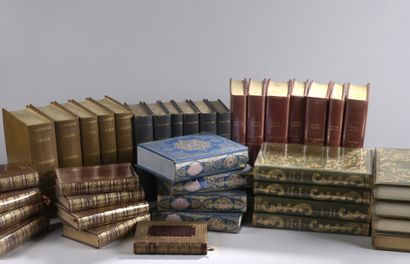 null BOOK LOT:

- Eugène Labiche, Œuvres complètes, eight volumes, publisher's binding,...