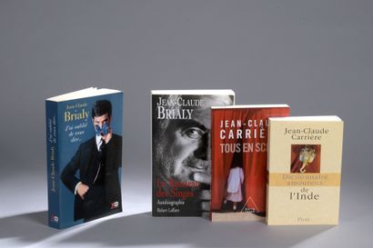 null LOT OF FOUR BOOKS with sending to Juliette Gréco: 

- Jean-Claude Brialy - Le...