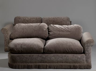 null TWO SINGLE sofa in taupe velvet.

L. 168 cm each