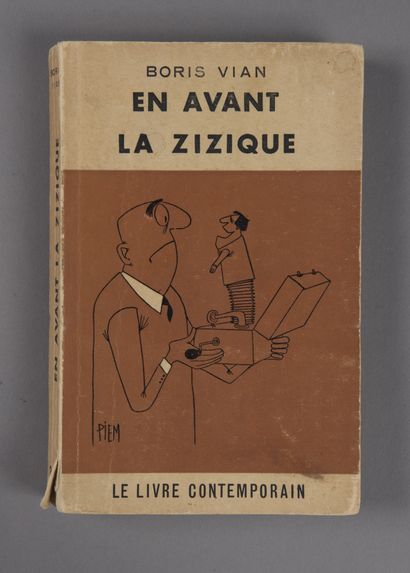 null Boris VIAN. En avant la zizique, first edition with a letter to Juliette Gréco...