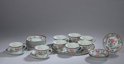null HAVILAND - Limoges

PART OF TEA SERVICE in porcelain in the Kien long style...