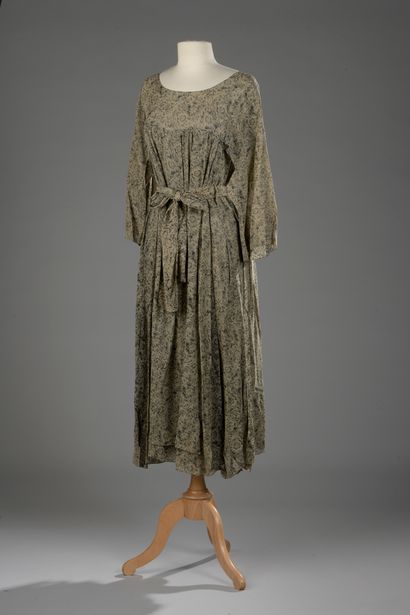 Attributed to Sonia RYKIEL 
Dress in crepe...