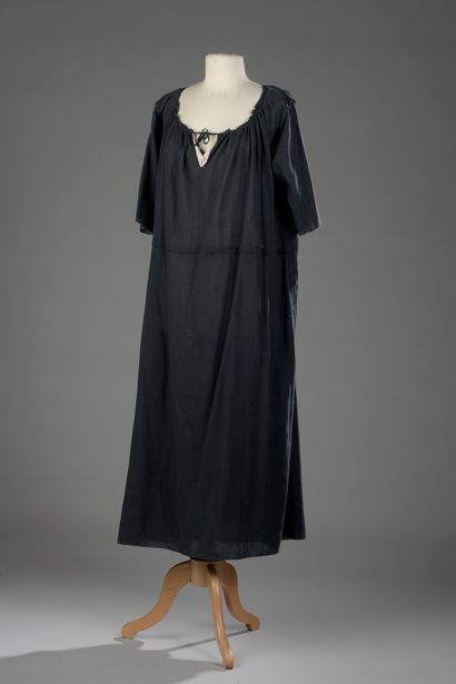 Sonia RYKIEL 
Summer dress in navy cotton...