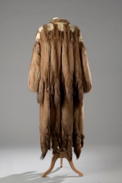 null Long sable coat. Not scratched. 	

A sable scarf is attached.