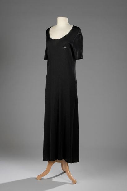 null Sonia RYKIEL Paris

SET OF THREE black dresses, one with a hood.