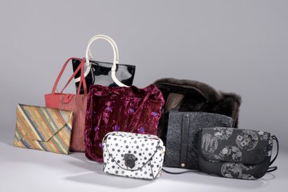 null EIGHT POCKETS AND BAGS, including a bag designed by Maud Frizon and a bag designed...