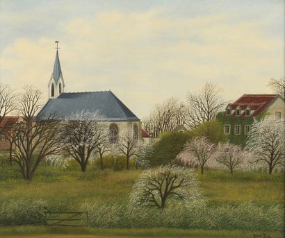 null Jean EVE (1900-1968)

View of a church

Oil on canvas signed lower right

44...