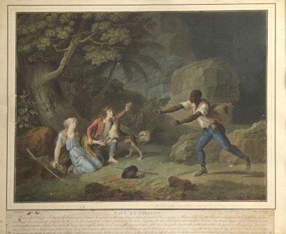 null Charles- Melchior DESCOURTIS (1753 - 1820)

Paul and Virginia. 

Suite of six...