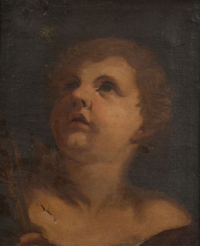 null École d’ITALIE CENTRALE vers 1720

Figure d’ange

Sur sa toile d’origine.

Accident.

40...