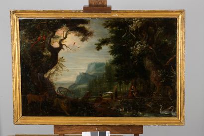 null Attributed to Jacob BOUTTATS (1660-1718)

Orpheus charming the animals

Oak...