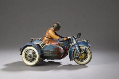 JML - FRANCE, 1936-1960 - MOTORCYCLE SIDE-CAR, mechanical, with rider, without passenger,...