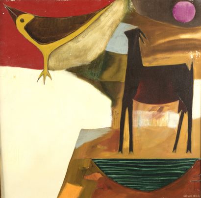 null José Julio DE CALASANS NETO (1932-2006)

Pedaco de duna, 1982

Oil on canvas.

Signed...