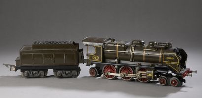 null JEP, 1938-1940 - LA FLECHE D’OR, LOCOMOTIVE électrique 231 NORD, tôle peinte...