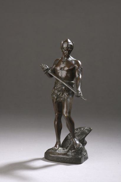 null Henry FUGÈRE (1872-1944)

Vi and Armis

Bronze with brown patina, signed H Fugère...