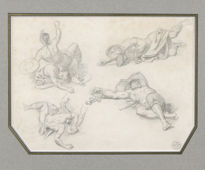 null Auguste Denis RAFFET (1804-1860)

Study of gladiators

Pencil on paper.

Stamp...