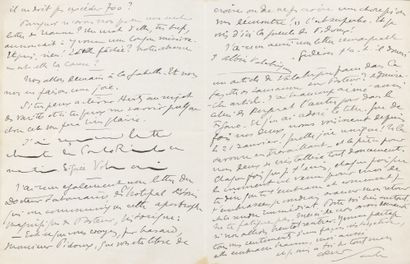 null Sacha GUITRY. - THREE FRAMED DOCUMENTS.

1/ - Handwritten letter on letterhead...