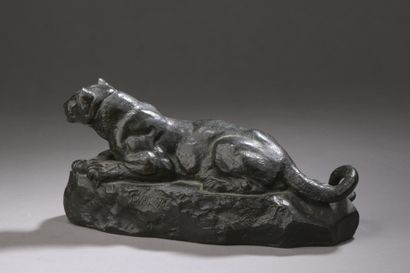 null Antoine Louis BARYE (1796-1875)

Panther of Tunis n°1

Bronze with brown patina,...