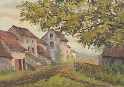 null Jean JOLY (1900-1952)

Ensemble de six huiles sur panneau représentant des paysages.

Signées...