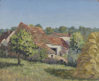 null Jean JOLY (1900-1952)

Ensemble de six huiles sur panneau représentant des paysages...