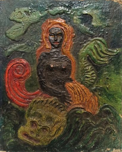 null GRUN (20th century)

The mermaid

Mixed media on cardboard.

(Missing in the...