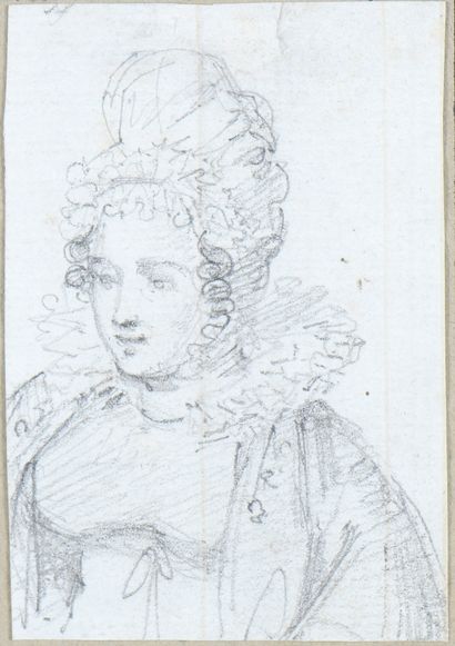 null Ecole FRANCAISE vers 1840

Portrait de femme

Pierre noire

8,5 x 5,7 cm



Ecole...