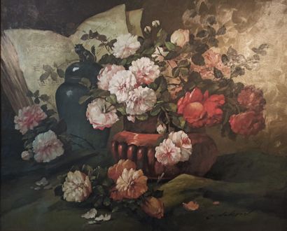 null C. NEKROV (20th century)

Still life with flowers

Oil on canvas. 

Signed lower...