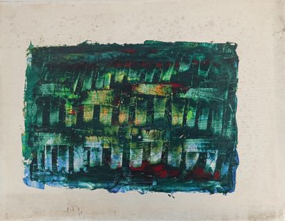  Jean-Paul ALEXANDRE (20th century) 
Untitled 
Set of ten acrylics, nine of them...