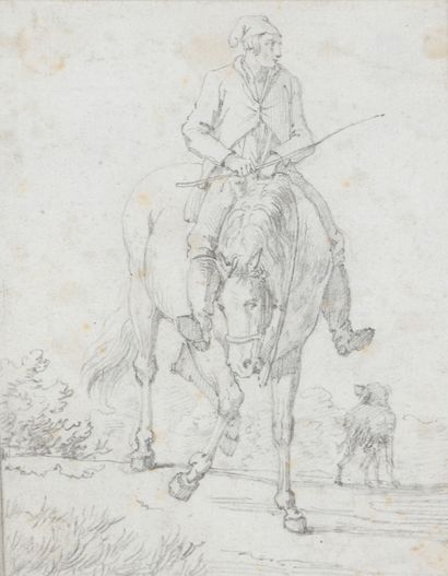 null 18th century FRENCH school

Peasant on a horse

Black stone

11 x 9 cm

Annotated...