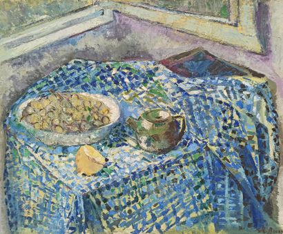 M.ROCAR (20th century)

Still life with grapes...