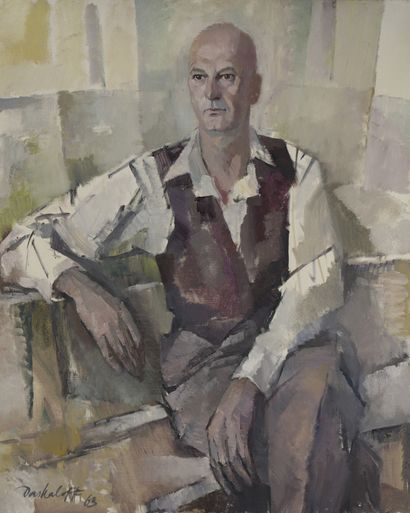 Georgi DASKALOFF (1923-2005) 
Portrait d'homme...