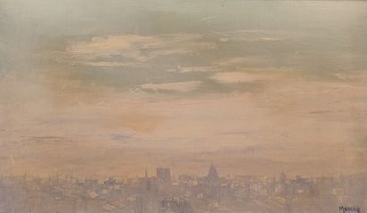 null Pierre MOBERG (born in 1911)

View of the roofs of Paris 

Oil on canvas. 

Signed...