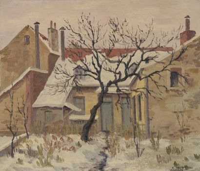 null Jean JOLY (1900-1952)

In the garden under the snow

The pond in grey weather...