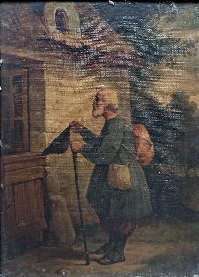 null French school of the 19th century

The beggar

Oil on canvas. 

24 x 19 cm