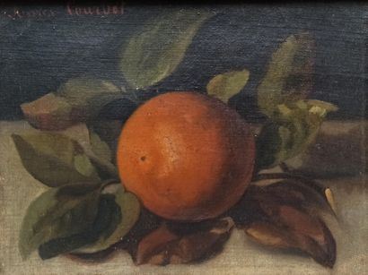 null Ecole du XIXe siècle d'après Gustave Courbet

L'orange

Huile sur toile.

Inscription...