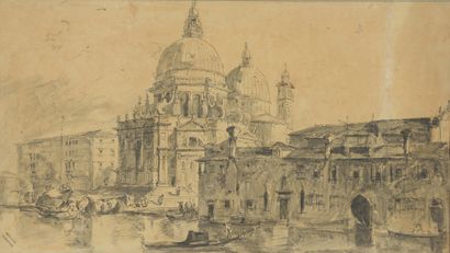 null School of the XIXth century (in the taste of Guardi)

View of the Basilica of...