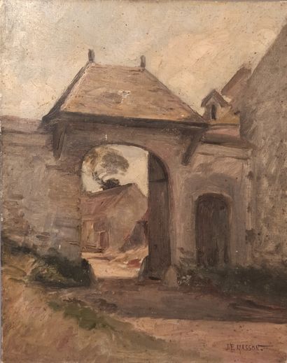 null Jules Edmond MASSON (1871-1932)

Hamlet

The entrance to a farm

Two oils on...